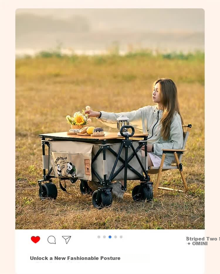 CAMEL Outdoor Folding Camping Chair Kermit Fishing Stool Beach Chair Outdoor Table and Chair 1J722C7586C 18