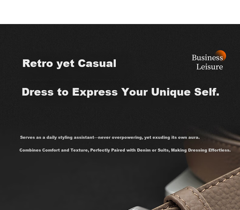 MEXICAN Vintage Men's Leather Belt Pin Buckle Genuine Top Layer Cowhide Business Casual Waistband Pants Belt Birthday Gift for Men 2