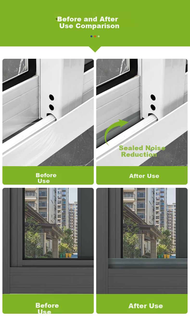 JiaDu Window Seal Strip Windproof Door and Window Gap Seal Strip Anti-Collision Window Insulation Soundproof Windproof Strip 3