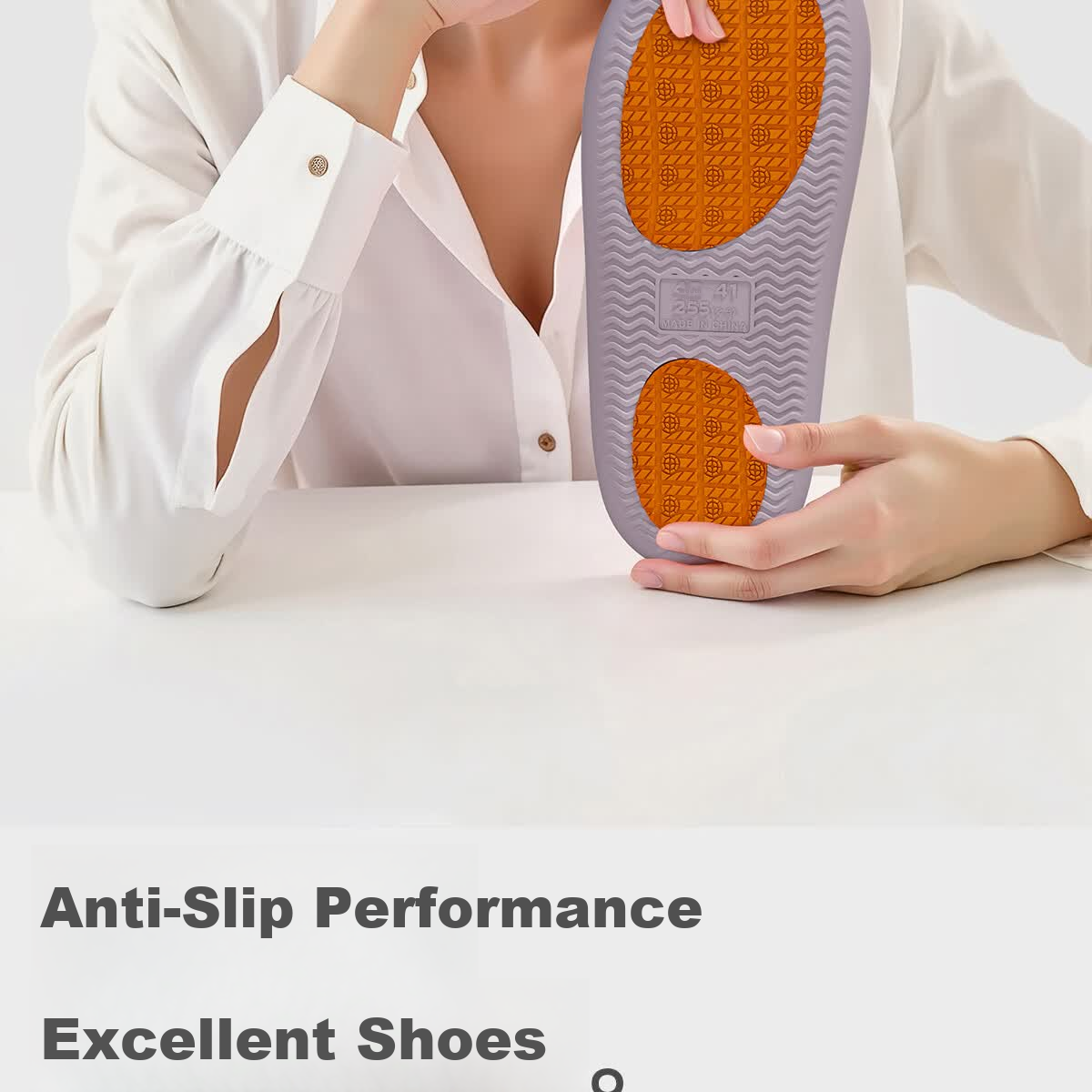 Lidani Non-Slip Slippers for Men New Style Elderly Pregnant Women Indoor Anti-Slip Bathroom Shower Surgical Room Cool Slippers for Men and Women 2