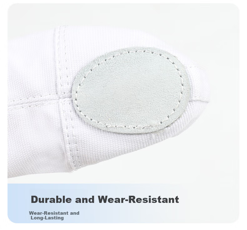 Zhiyouban Children's White Dance Shoes, Soft-Soled Girls' Practice Shoes, Boys' Chinese Dance Shoes, Slip-On Ballet Flats 6
