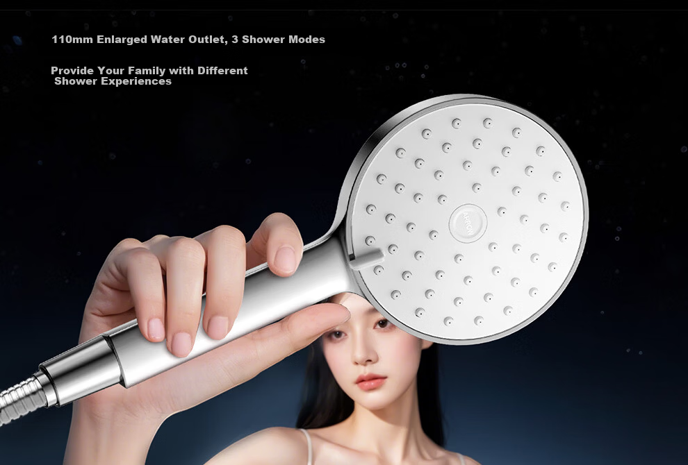 ARROW Shower Head, All-Copper Body, Top Spray, Handheld Sprayer, Pressure Boosting [Renovation Subsidy 15%] 23
