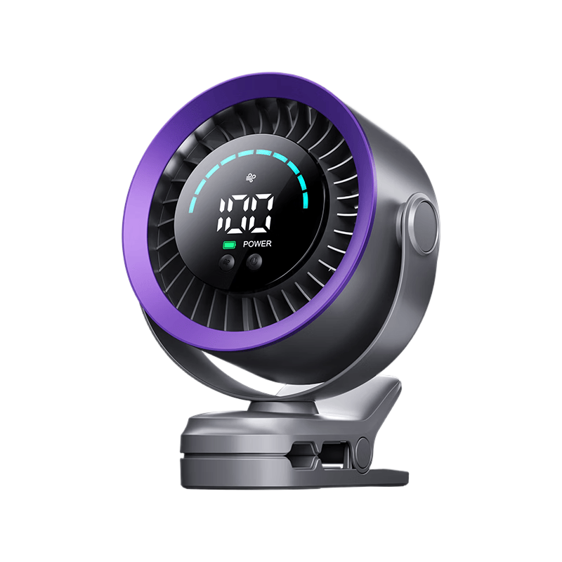 AUX Desktop Fan Air Conditioner Cooling Clip Small Quiet Fan Mini Student Dormitory Bed Long Battery Life Circulation Office USB Charging Compatible with Mijia APP