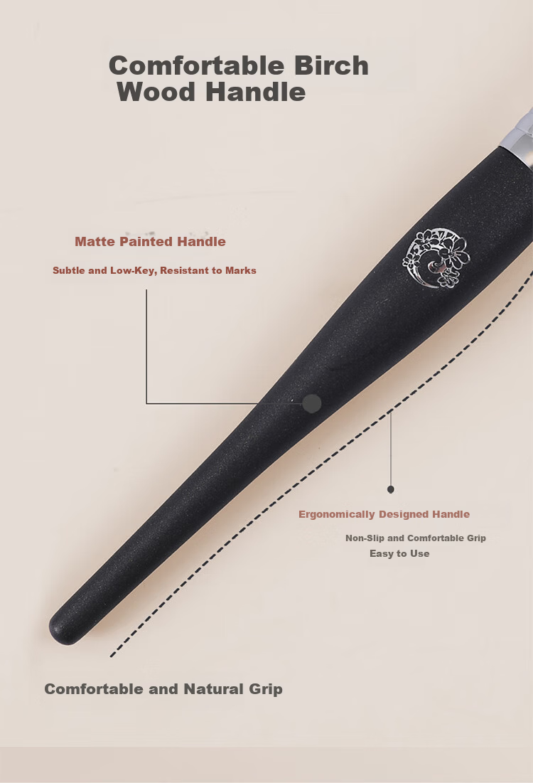 Ainoqi Master Series M318 Mermaid Foundation Brush Natural Blending Beginner Makeup Brush Tool Cangzhou 11