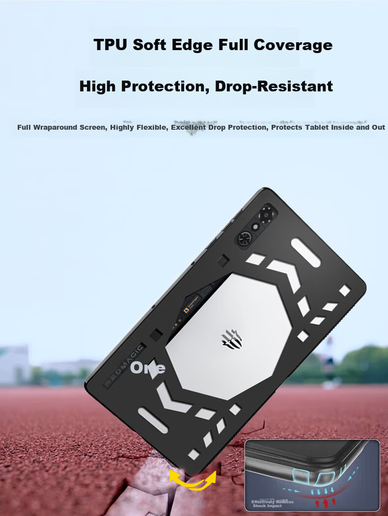 MAGUS Nubia Red Magic 3 Pro Gaming Tablet Case 2025 Edition 9.06-inch Silicone TPU Soft Protective Cooling Shell 2