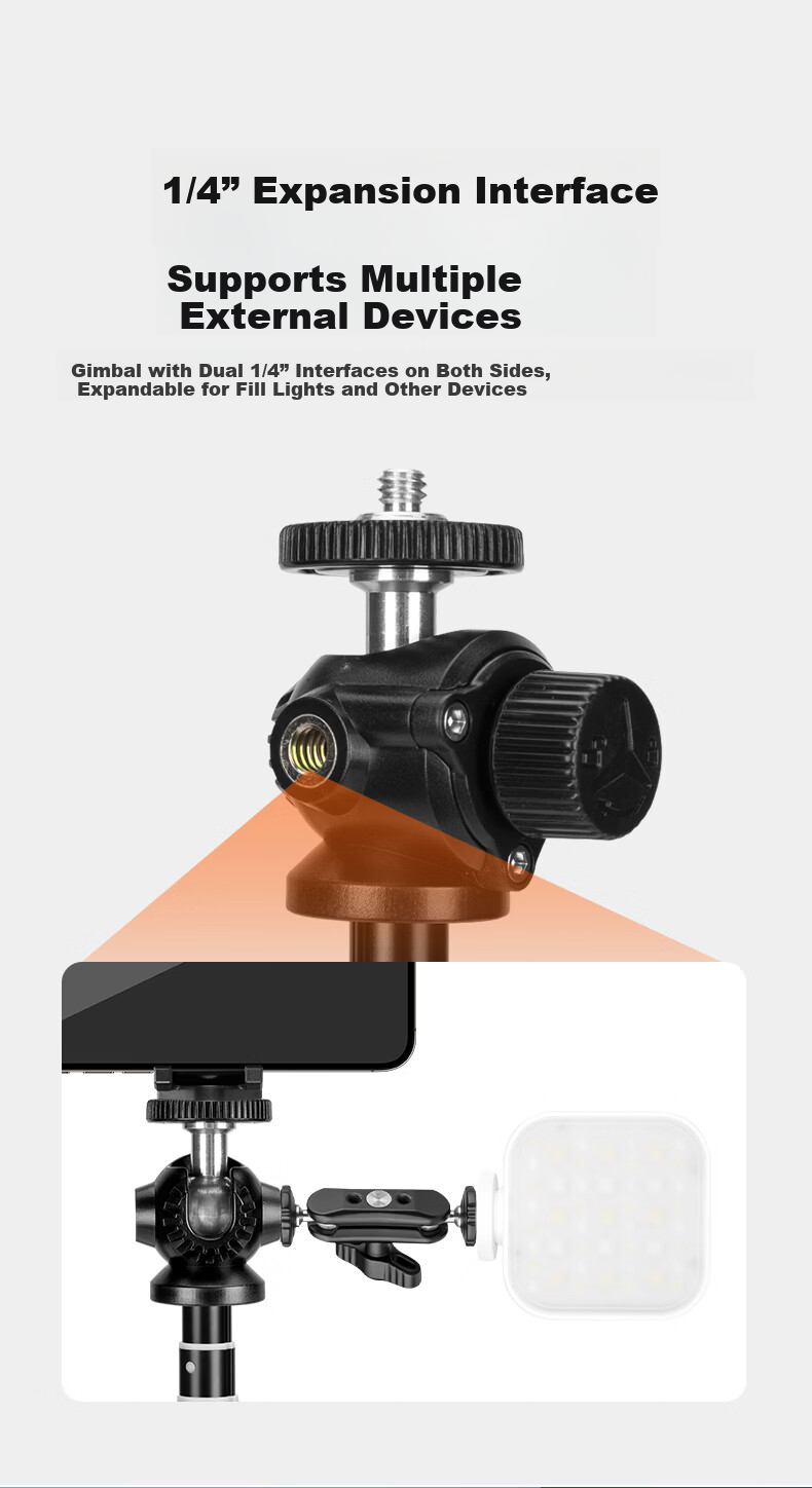 YUNTENG Mini Extension Rod Tripod for DJI Pocket 4/3 Stand Desktop Pocket Feiyu Action Camera Handheld Mobile Remote Control Selfie Stick Tripod 8