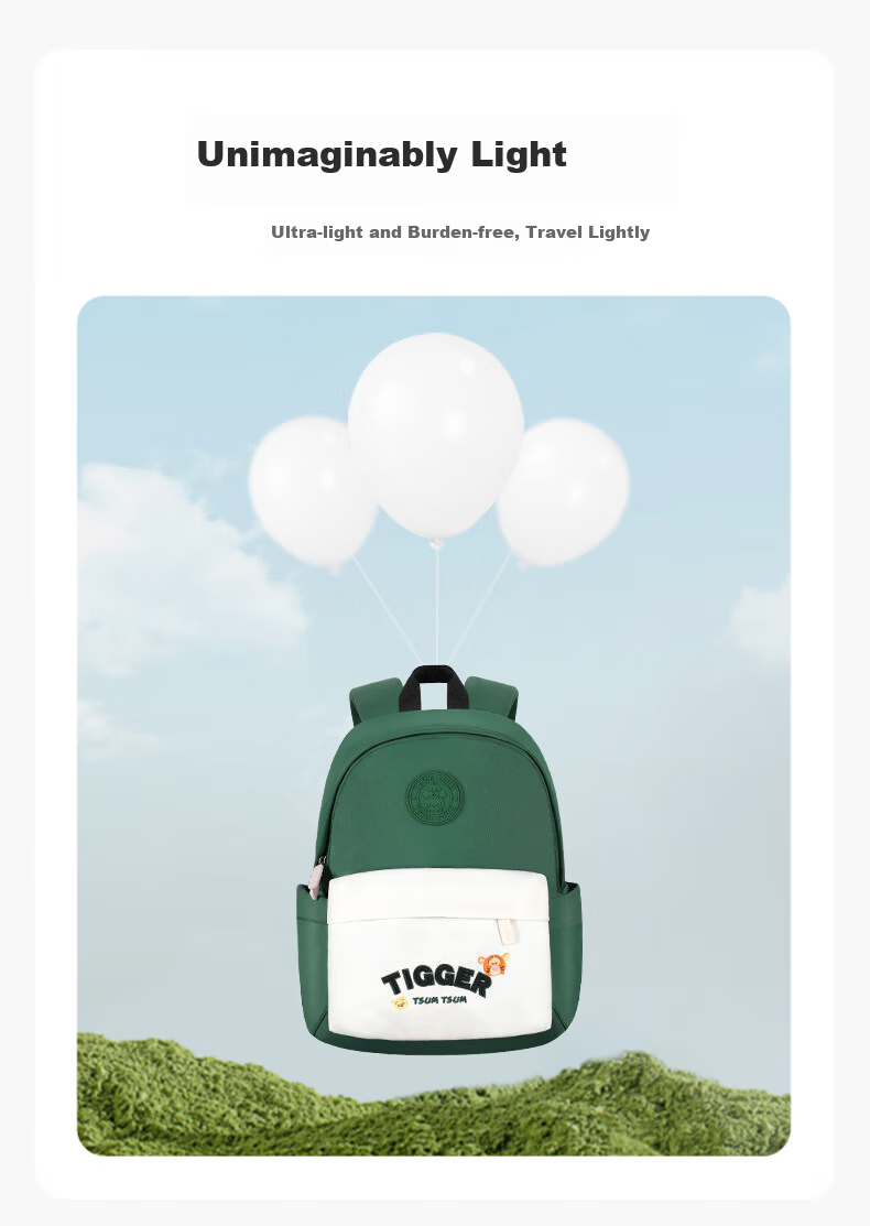 Disney Kids Backpack for Kindergarten and Primary School Boys and Girls Lightweight Outdoor School Bag Navy Blue 5