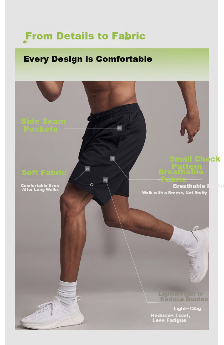 JD Jingzao Summer New Ultra-Light Quick-Dry Running Sports Shorts for Men Fitness Training Ultra-Thin Casual Shorts Black S 12
