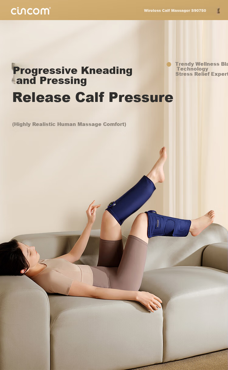 Xilaikang Leg Massager Sports Fatigue Relief Calf Muscle Soreness Heat Therapy Meridian Massage Practical Gift for Elders Parents Birthday Mother's Day 1