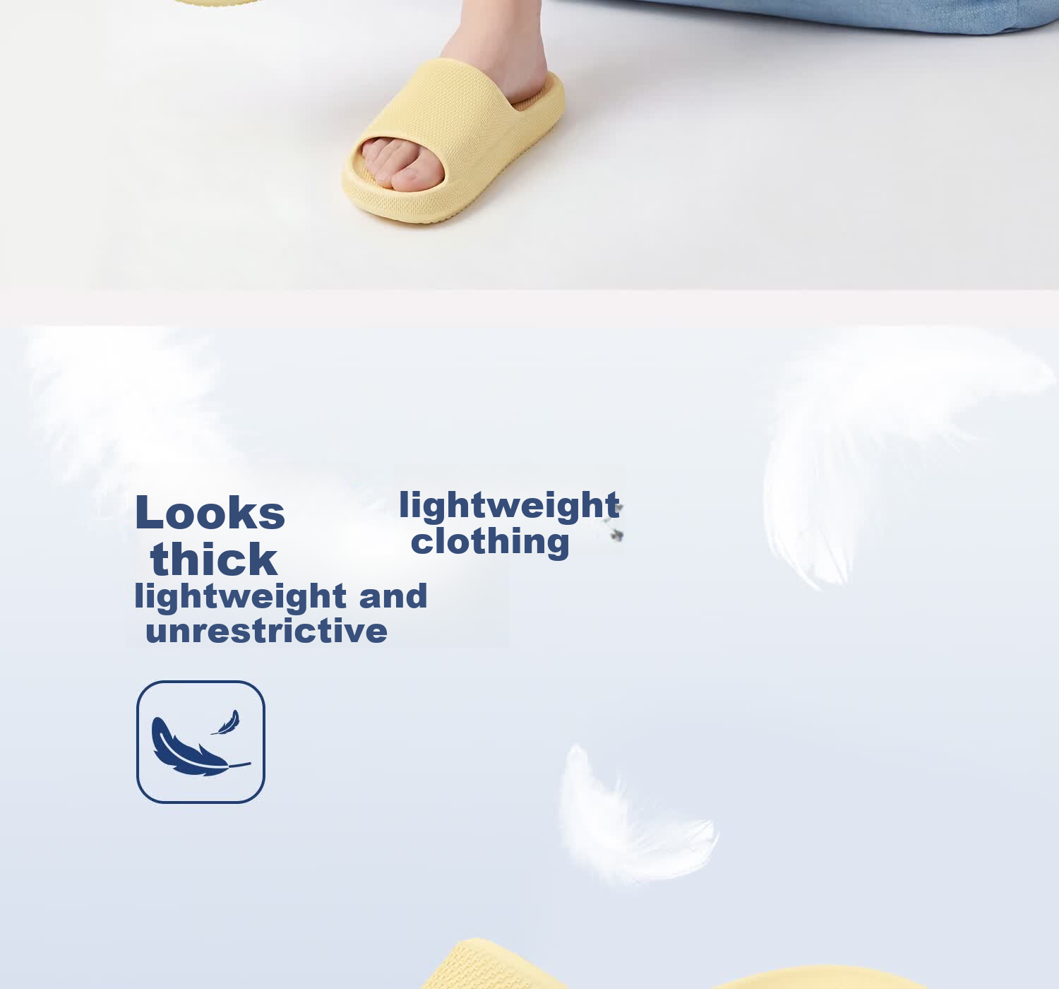 Mercury Home Textile Plain Pattern Women's Summer Indoor Soft Sole Simple Non-Slip Bathroom Shower Couple Beach Slippers Men 3