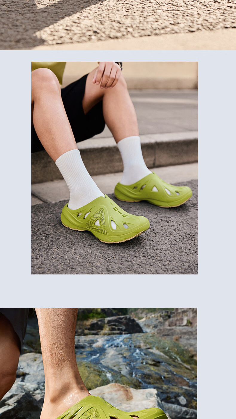 Peak Taiji Flying Fish 2.0 Men's Summer Breathable Non-Slip Thick Sole Height Increasing Casual Sandals DL2620401 18