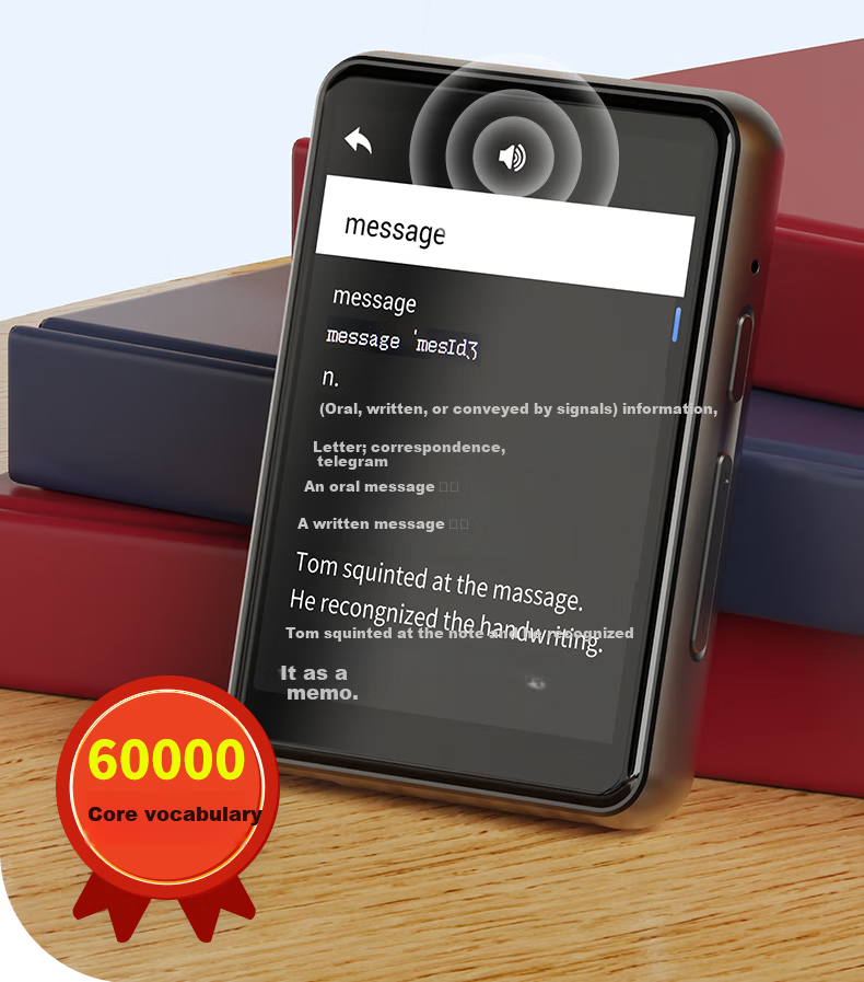 Aigo MP3-502 16GB English-Chinese Dictionary Speaker, Full Touch Screen MP4/MP5 Lossless Music HIFI Player, Portable English Learning Device for Students And Sports 7