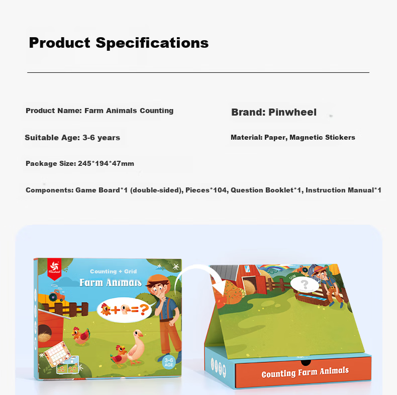 Pinwheel Magnetic Montessori Hundred Board Math Teaching Aid Ten-Grid Number Sense Thinking Training Educational Toy Hundred Board 18