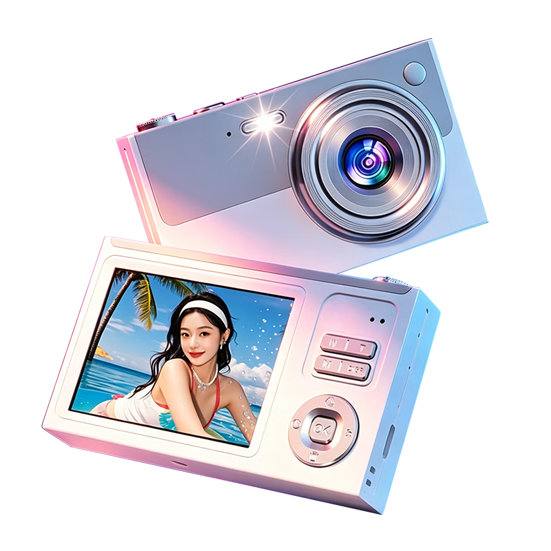 Lenovo Hot Selling CCD Camera 4K HD Student Digital Camera Entry-Level Instant Print Pocket Camera Gift for Girlfriend Birthday