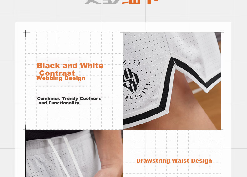 361° Men's Sports Shorts Spring Summer New Quick-Dry Basketball Five-Point Loose Printed Pants 652621702-1 11