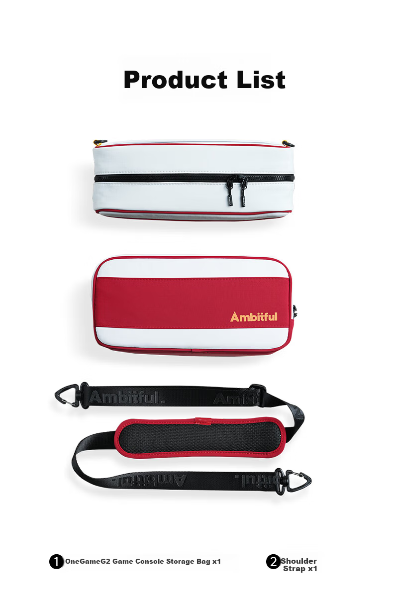AMBITFUL Zhijie G2 Compatible Switch 2 Storage Bag Game Console Protective Case Multifunctional Portable Storage Pouch Large Capacity Shockproof Bag 14