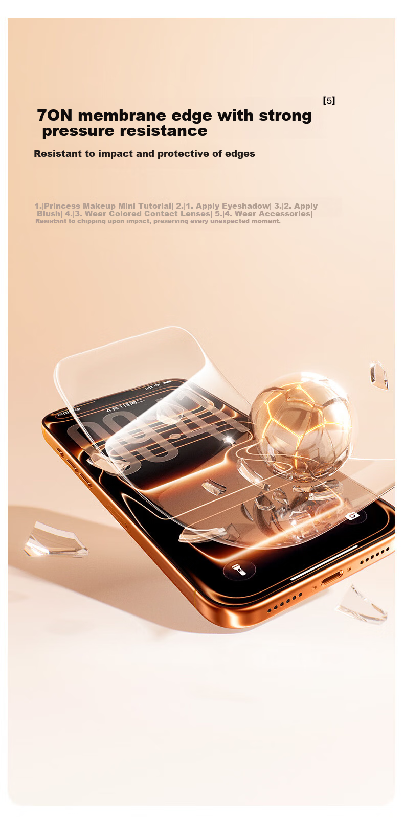 BASEUS [AR Anti-Reflective | 1:1 Mold] IPhone 18 Pro/17 Pro Tempered Glass Screen Protector, Apple 18 Pro/17 Pro Phone Film, Dust-Free Chamber Protective Film, Single Piece 19