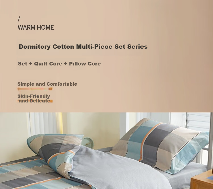 Ranpai Hotel Bedding Set, Pure Cotton, Includes Quilt, Mattress Pad, And Pillow, Three-Piece Set, Duvet Insert 3 Jin (1.5 Kg), for 1.2-Meter Bed, White 1