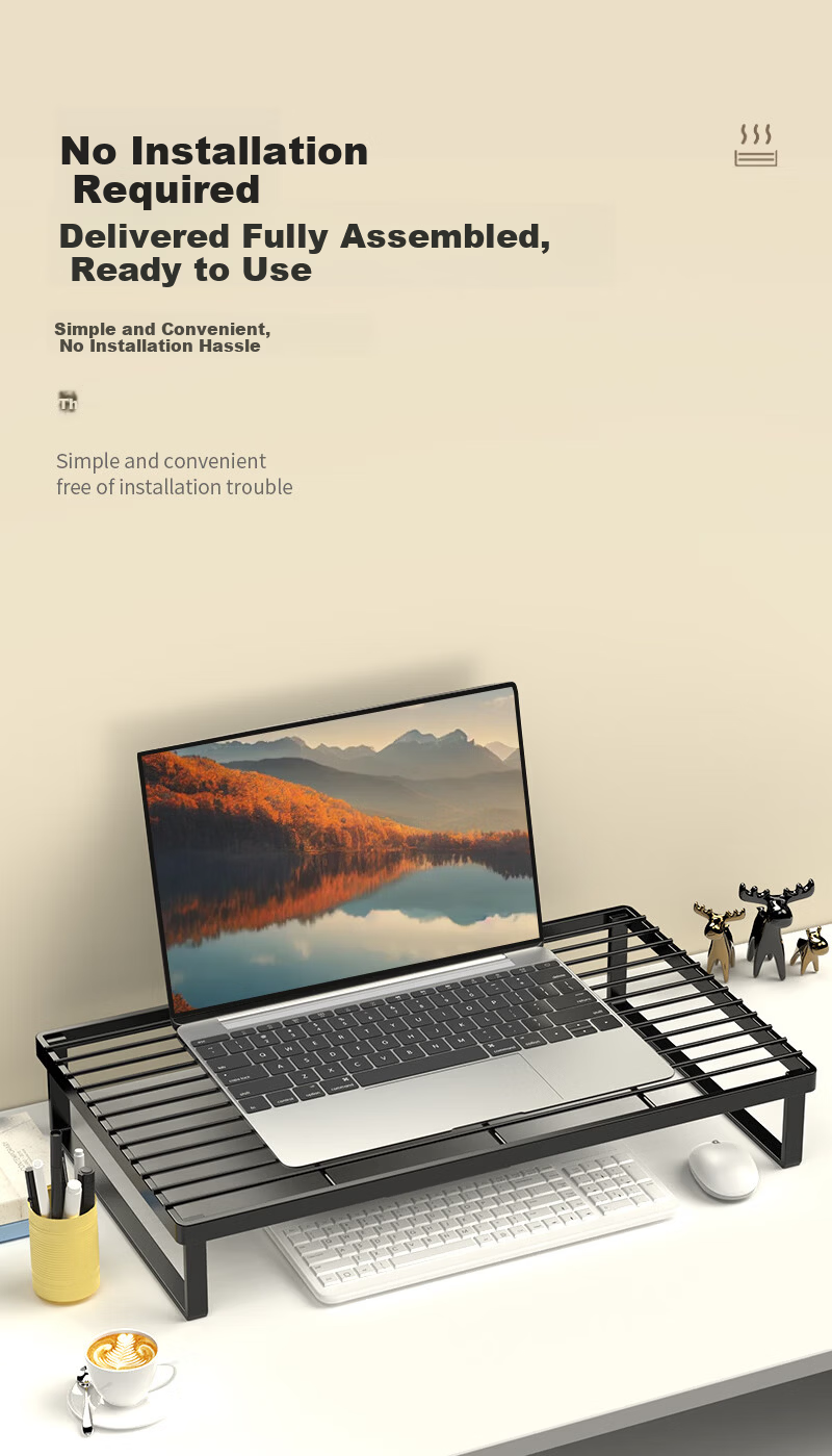 Jiangwutong Laptop Stand, Barbecue Grill, Gaming Laptop Cooler, Desktop Vertical Suspended Bracket, Height-Increasing Stand, Suitable for 18-Inch Apple And Lenovo Legion Raising Models 6