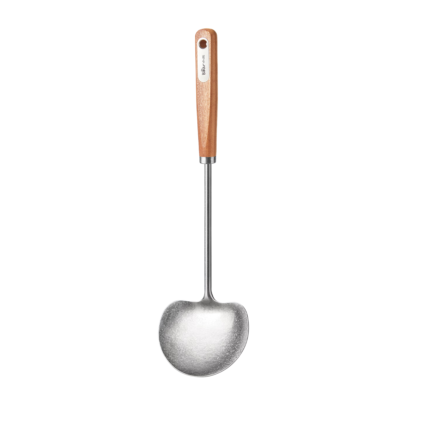 Bear 100% Pure Titanium Mushroom Spatula Stir Fry Turner with Rosewood Handle Large Household Cooking Spatula