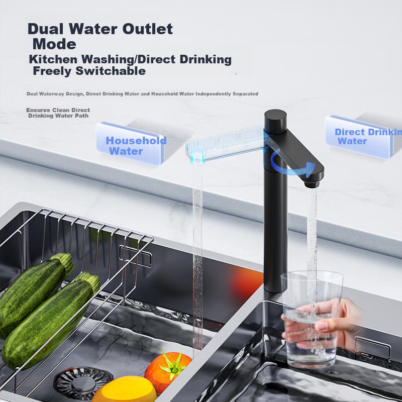 CHIGO Household Water Purifier Universal Filter Cartridge 800G Under-Sink RO Reverse Osmosis Direct Drinking Machine Scale Inhibitor TC809