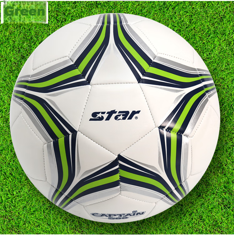 Star Star Soccer Ball Size 4 Standard Adult Student Children Competition Ball PVC Machine-Stitched SB8754C-04 9