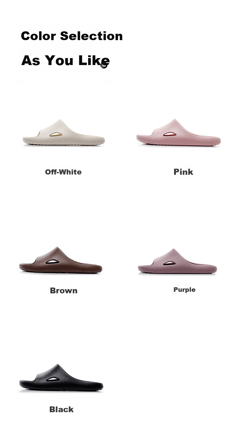 Ganmai Non-Slip Summer Slippers for Men, Odor-Resistant, Home and Bathroom Use, Maternity and Elderly Special, White, Size 44-45 4