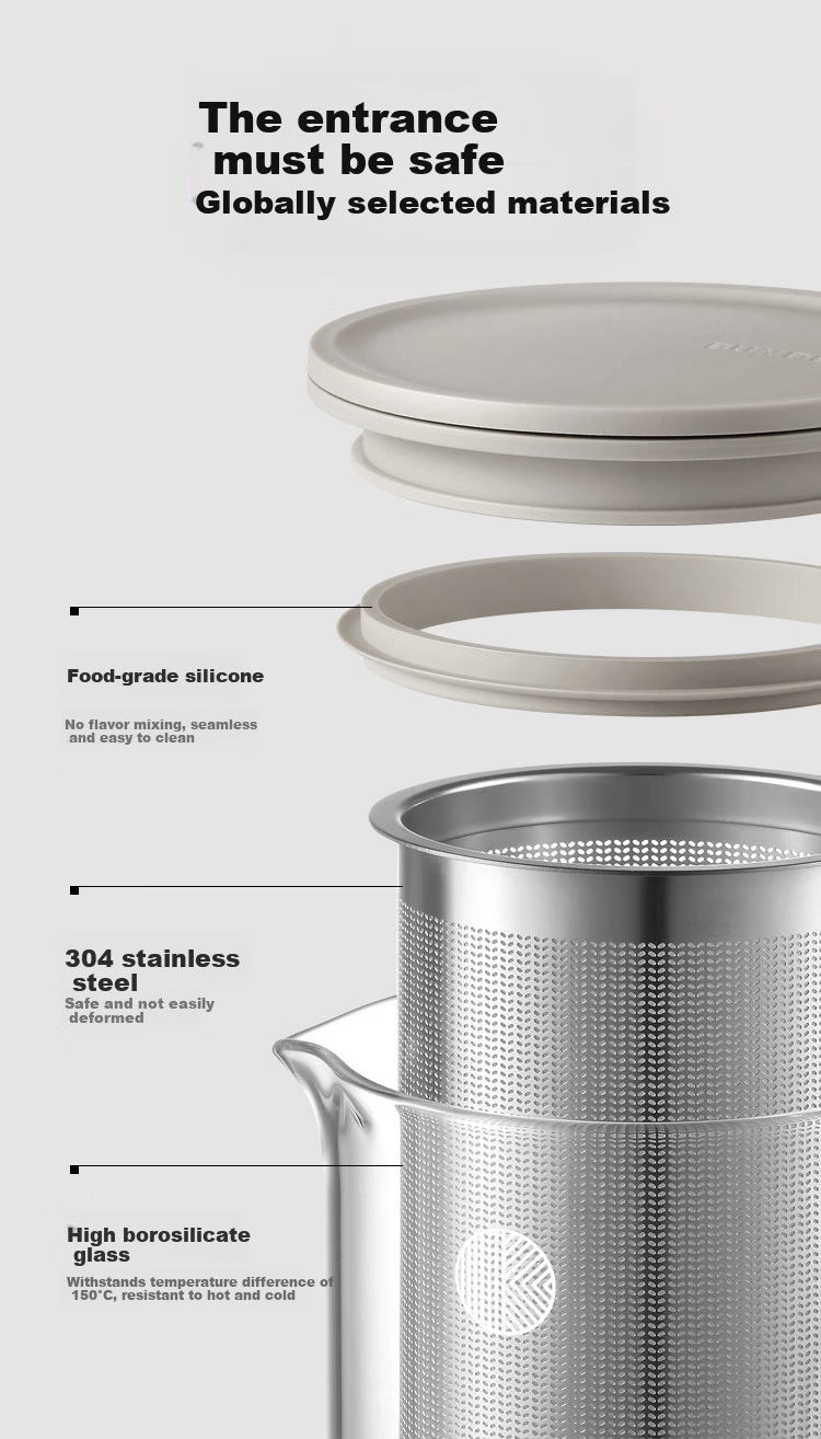 Buydeem Glass Tea Pot Large Capacity 800ml for Office and Home 7