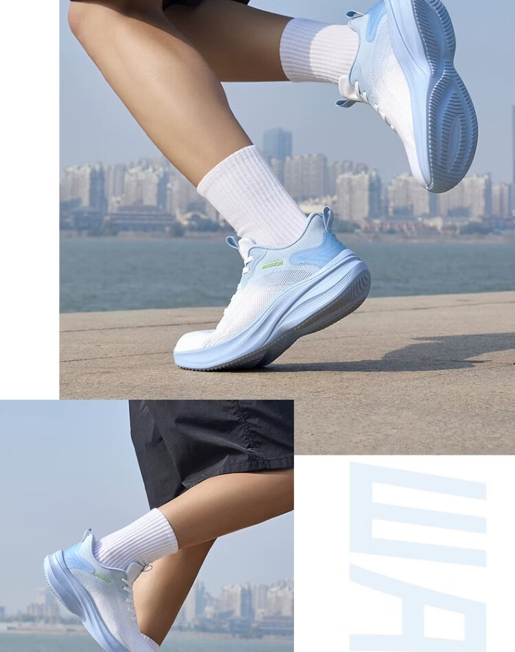 Warrior Women's Sports Shoes 2026 Summer New Soft Sole Breathable Mesh Lightweight Running Shoes 5401 White Size 38 28
