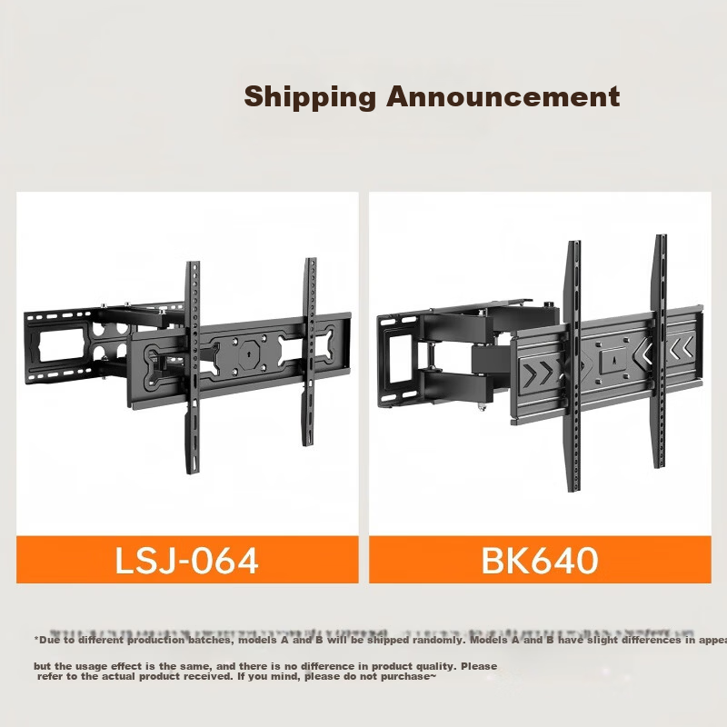 Beishi 32-75 Inch TV Mount Bracket Rotatable Extendable LCD Wall Mount Universal TV Stand 13