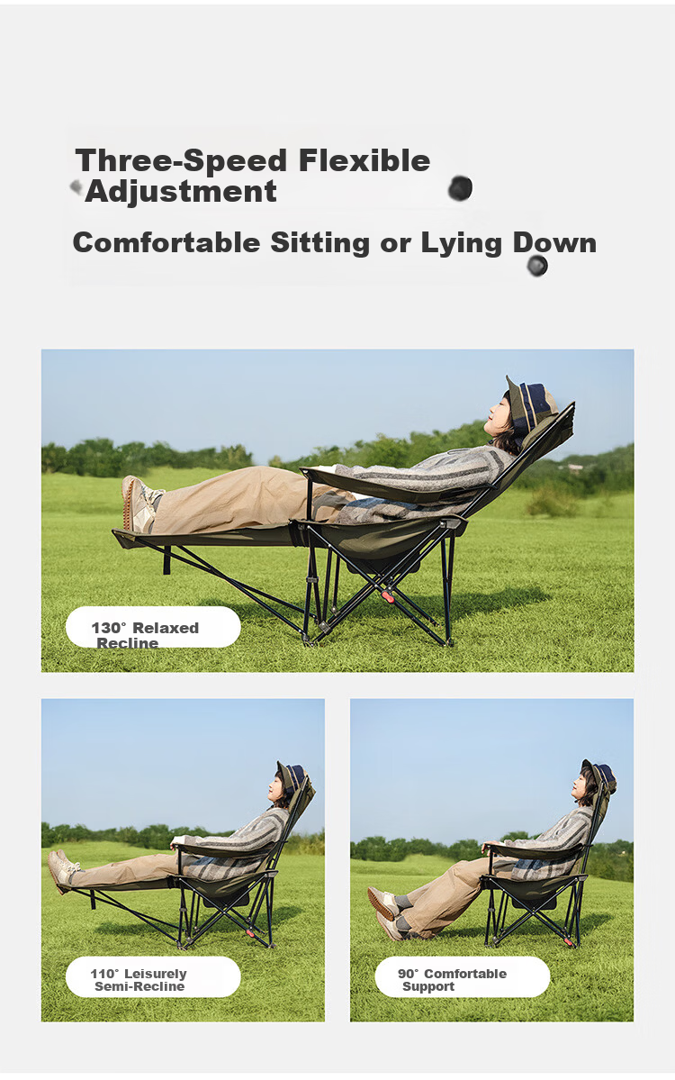 Naturehike Starfish 002 Outdoor Folding Chair Camping Picnic Portable Recliner Moon Chair 2