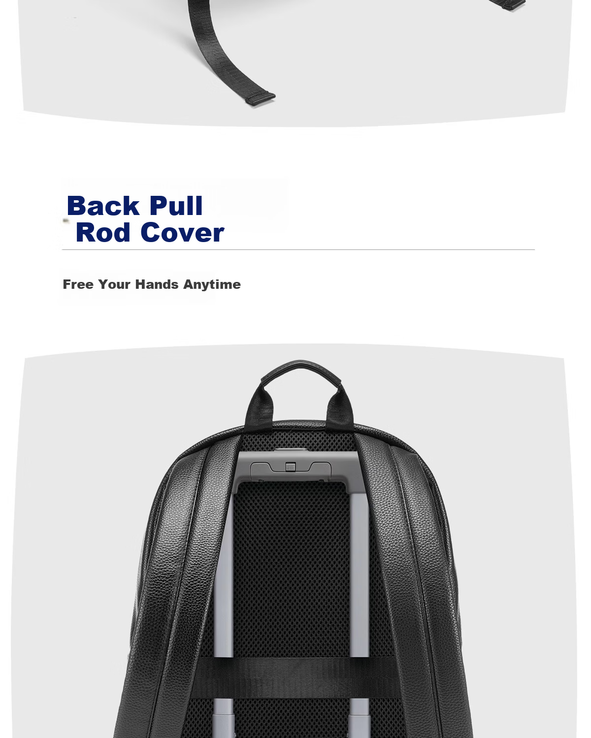 HLA Men's Large Capacity Waterproof Casual Commuter Business Travel 16-inch Laptop Backpack Student School Bag 10