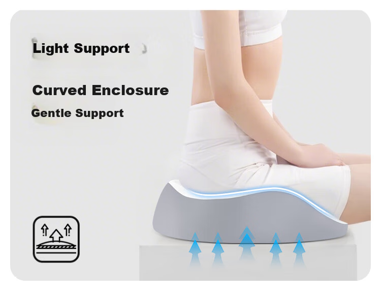 Yalu Memory Foam Seat Cushion Coccyx Pressure Relief Pad Hip Cushion Office Chair Car Seat Universal for All Seasons 13