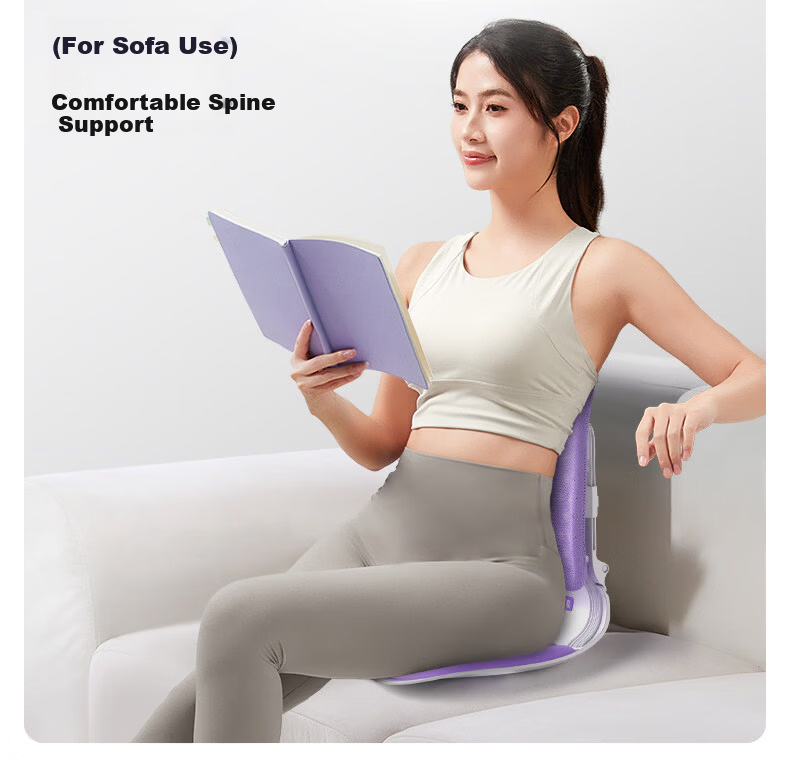 SITGOOD Lumbar Support Seat Back Cushion Waist Pillow Posture Chair Lumbar Cushion STG Seat Cushion Pillow Gift Office Lumbar Support Cushion 17