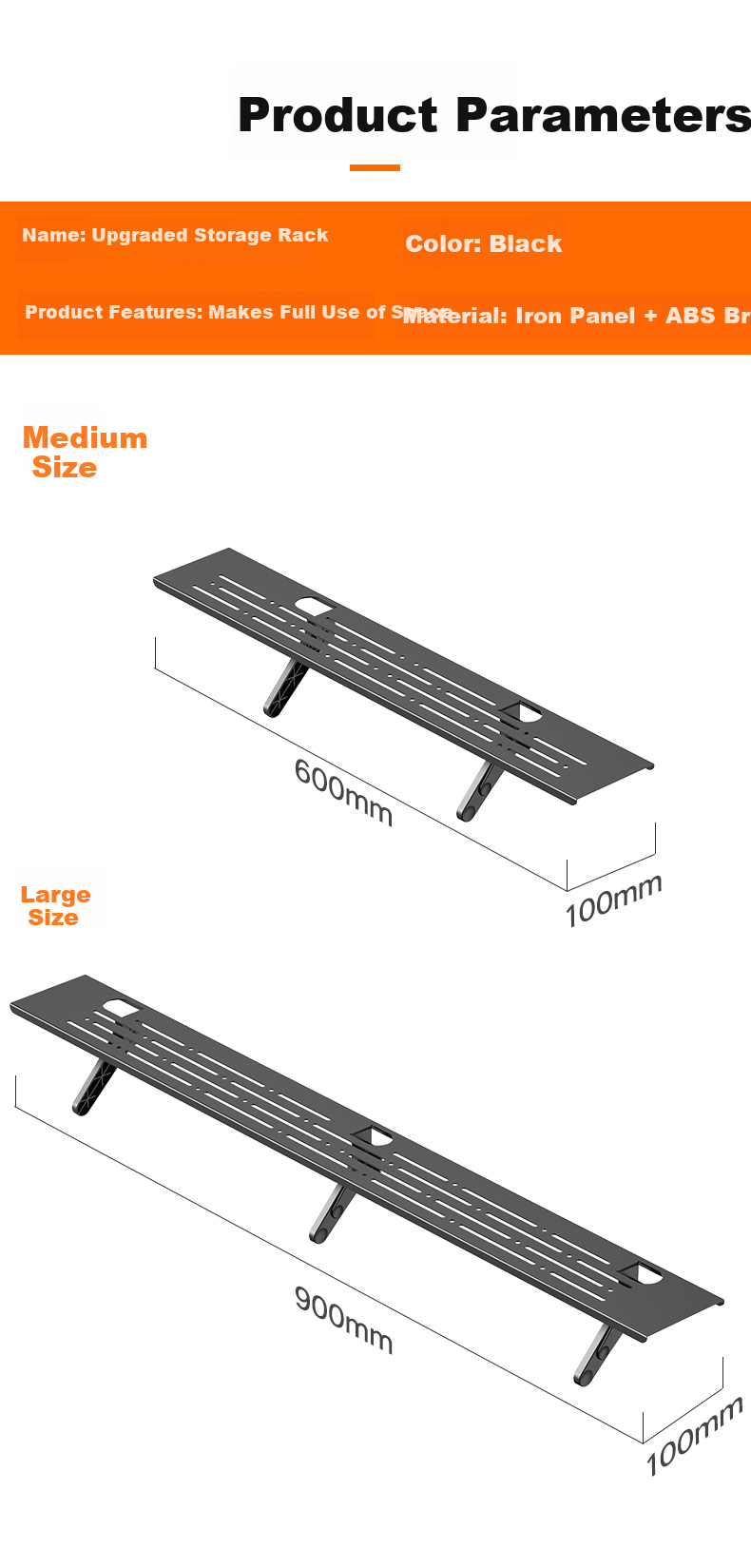Behind the Scenes Hero TV Monitor Router Shelf Medium Size No-Drill Set-Top Box Router Game Console TV Box Stand 4