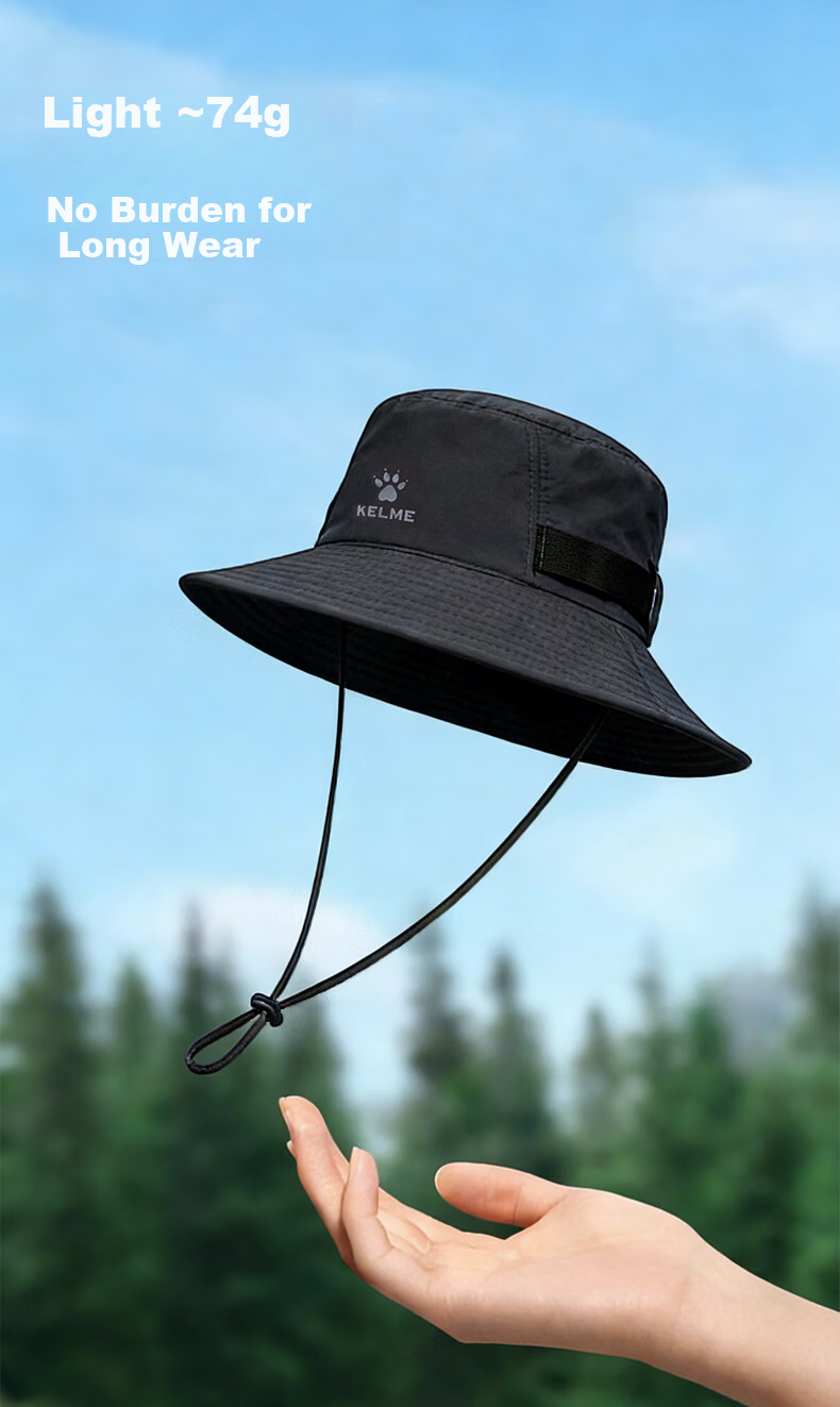 KELME Women's Fisherman Hat Sun Protection Cap Spring Summer Outdoor Travel Hiking Fishing UV Protection Breathable Sun Hat 6