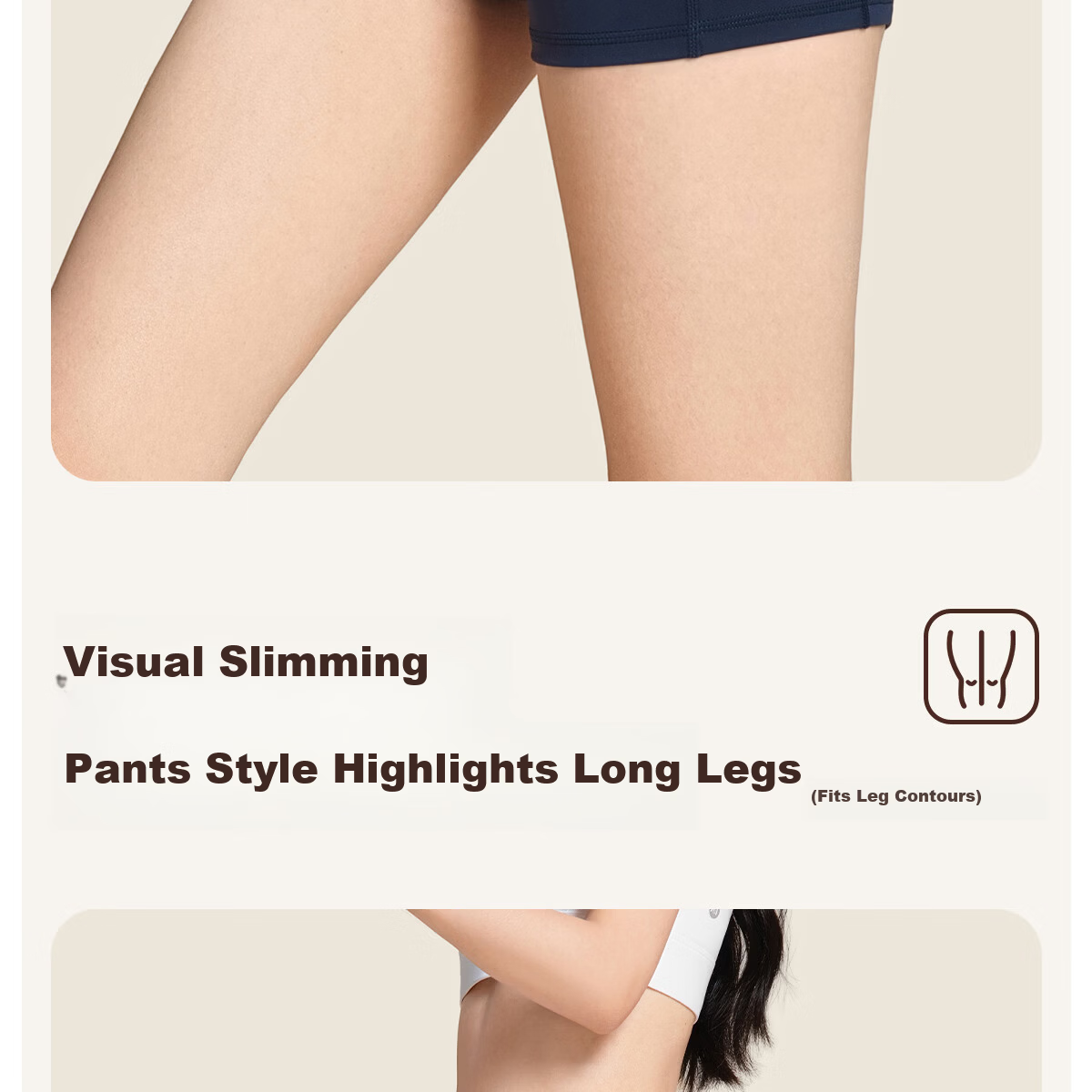 361° Women's Three-Quarter Yoga Pants Summer High-Waist Seamless Butt-Lifting Sports Shorts Fitness Five-Point Cycling Pants 3