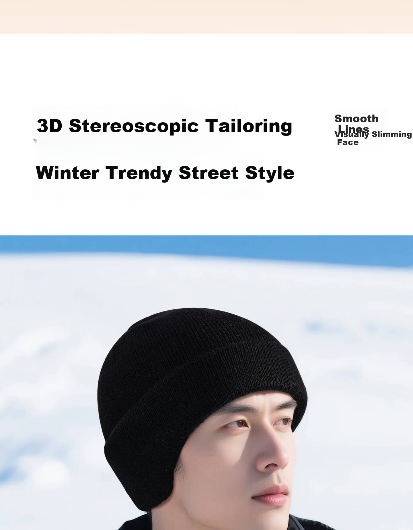 SEPTWOLVES Winter Men's Wool Knit Hat with Ear Protection, Warm Cycling Beanie, Gift for Dad's Birthday 11