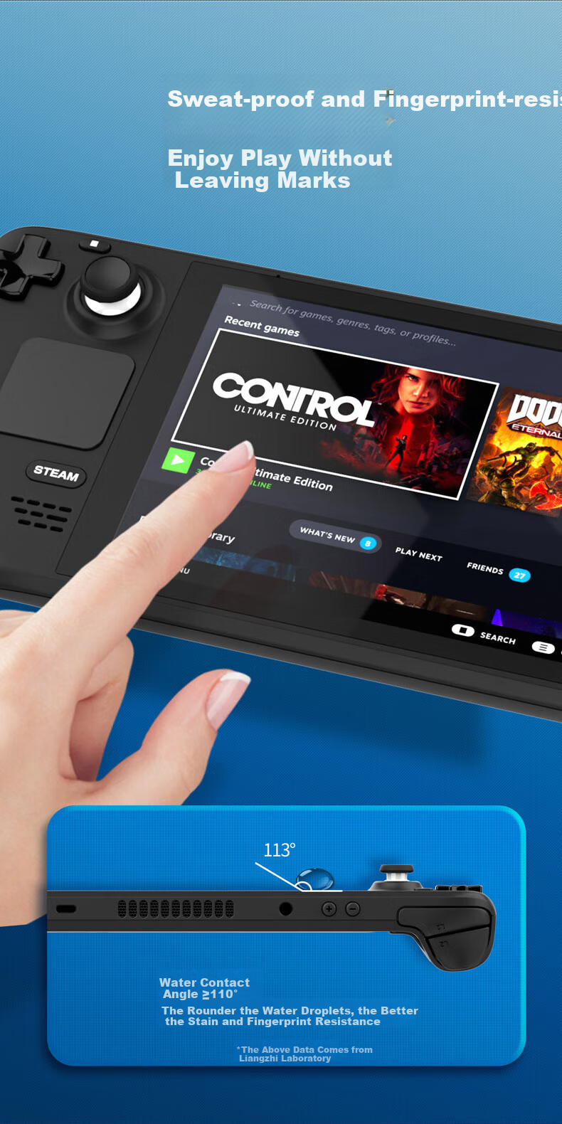 Liangzhi Compatible ROG Ally Handheld Gamepad Joystick Cap Steam Deck OLED Button Cap Handheld Console Protective Cap L858 5