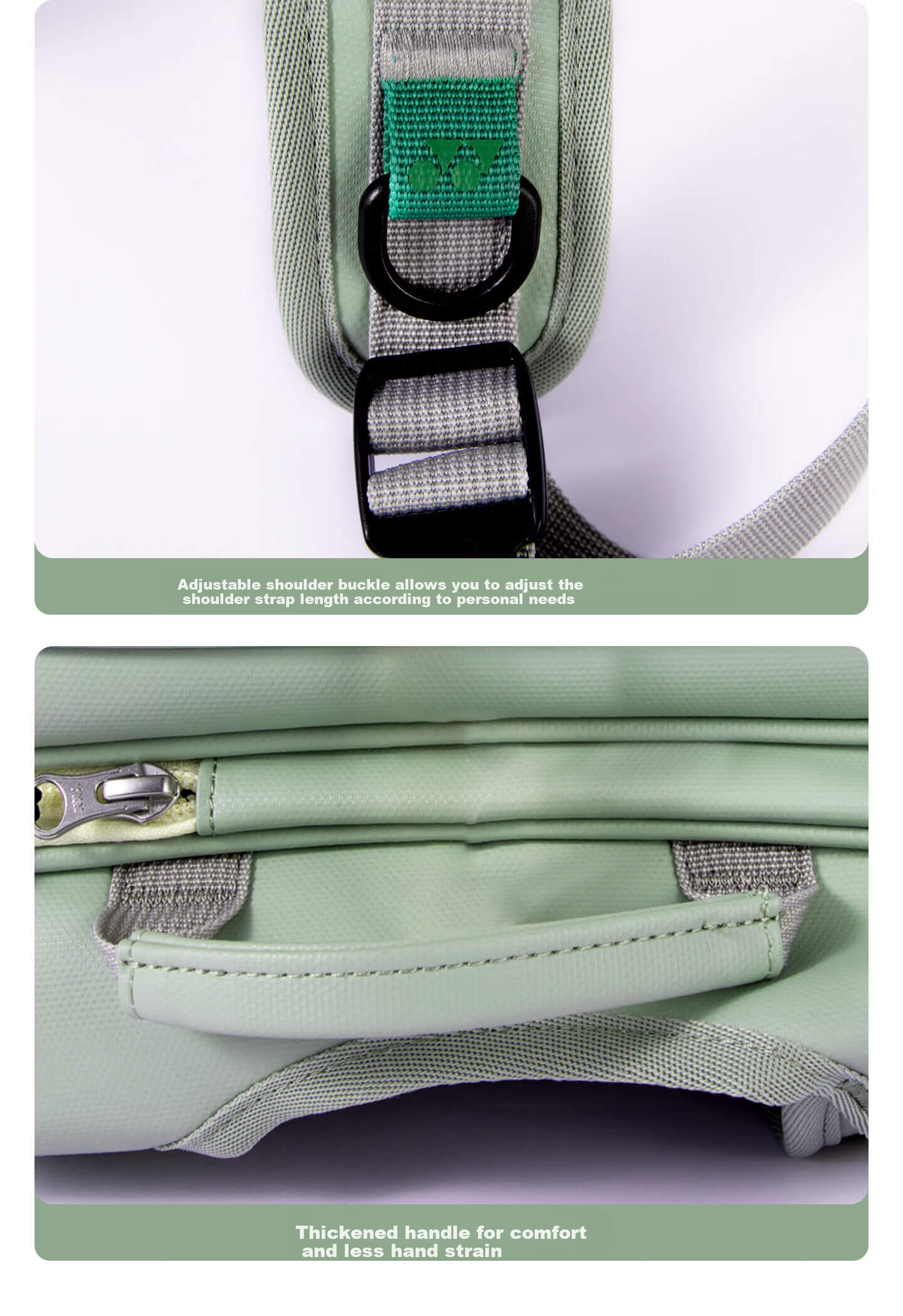 YONEX Badminton Backpack National Team Edition with Separate Shoe Compartment Large Capacity Double Shoulder Bag BA02612EX Smoky Green 9