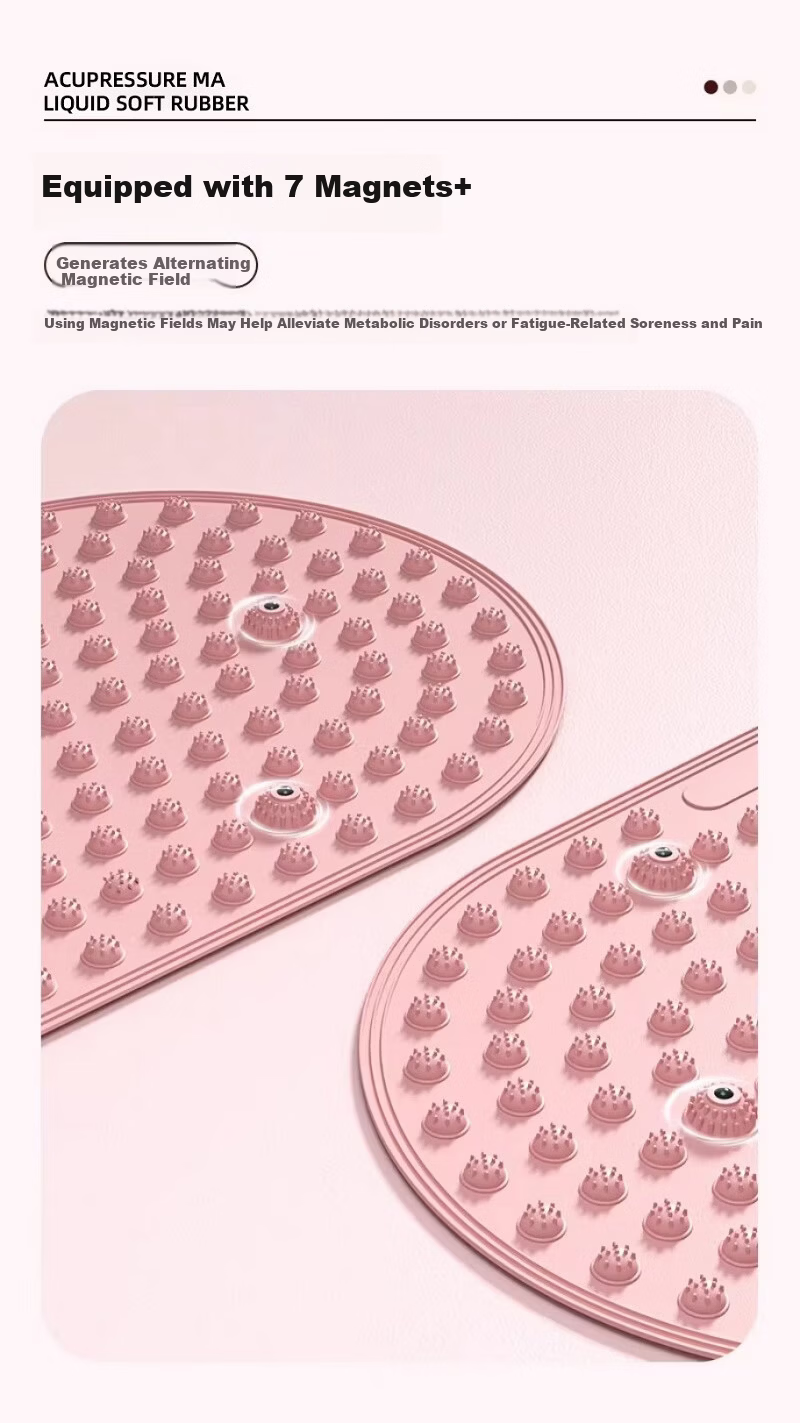 Chengyue Liquid Soft Gel Acupressure Board Ultra Slow Running Foot Massage Mat Foot Acupoint Therapy Toe Gray CY-622 7