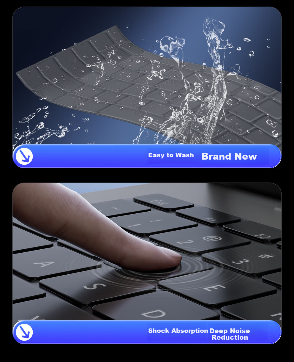 Jichuan ZeroSense Huawei MateBook GT 14 Core Ultra/Linux Edition Keyboard Film 25/24 Model Laptop Keyboard Protective Film Ultra-thin Transparent Black Dustproof 9