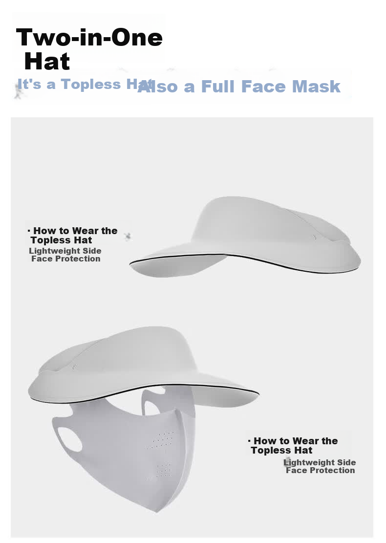 Muerxi Full Face Sun Protection Mask with Neck Guard, Ice Silk Breathable Outdoor Cycling Face Cover, Sports Sun Protection Mask 15