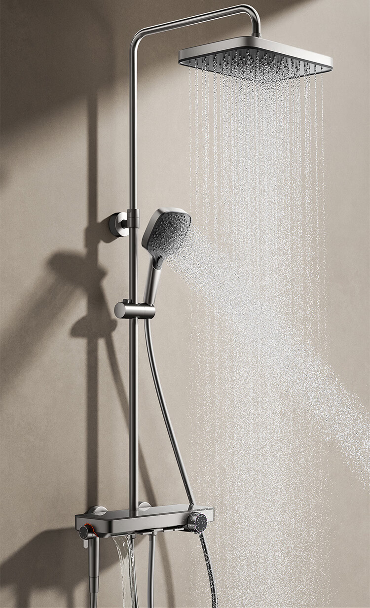 Mijia Shower Head Gun Gray Shower Set with Premium Brass Body Bathroom Home Shower System 10
