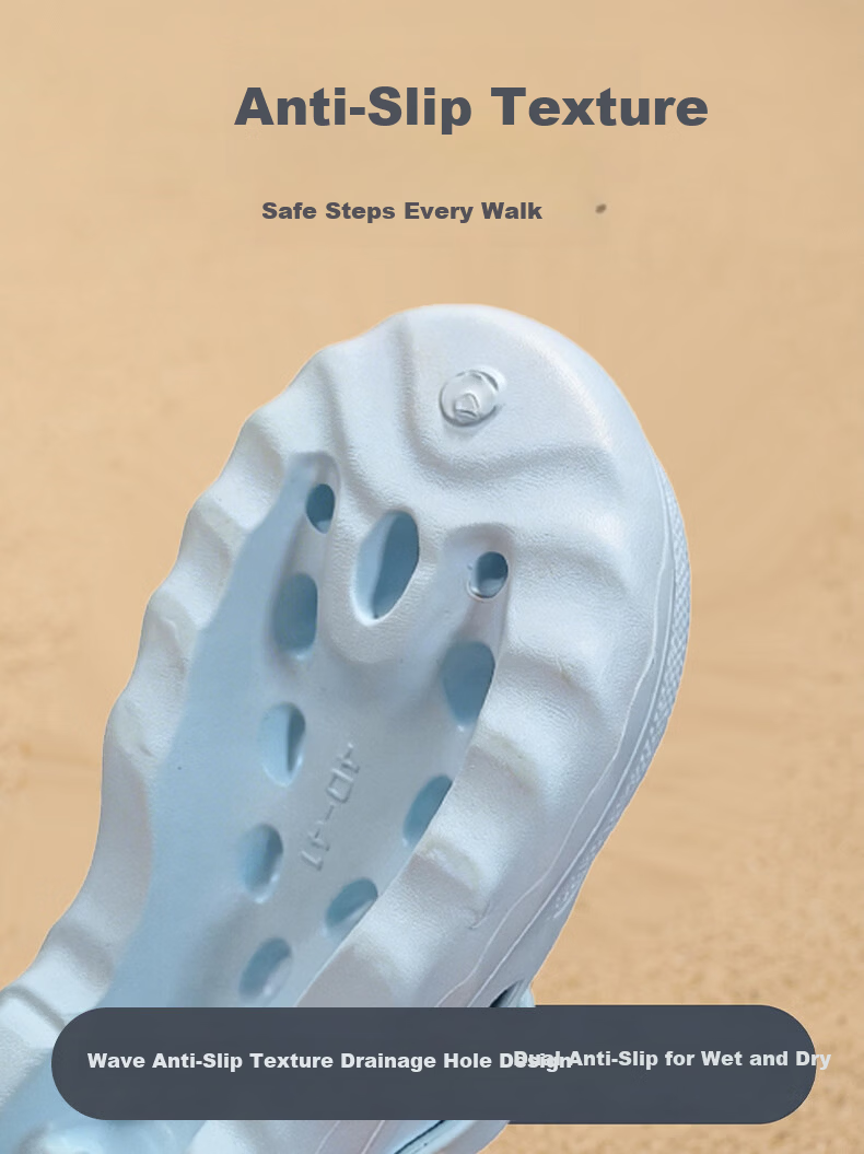Seven Color Spinning Women's Summer Hollow Out Shoes Height Increasing Slimming Outdoor Non-Slip Nurse Surgical Room Slippers Blue Size 40-41 6