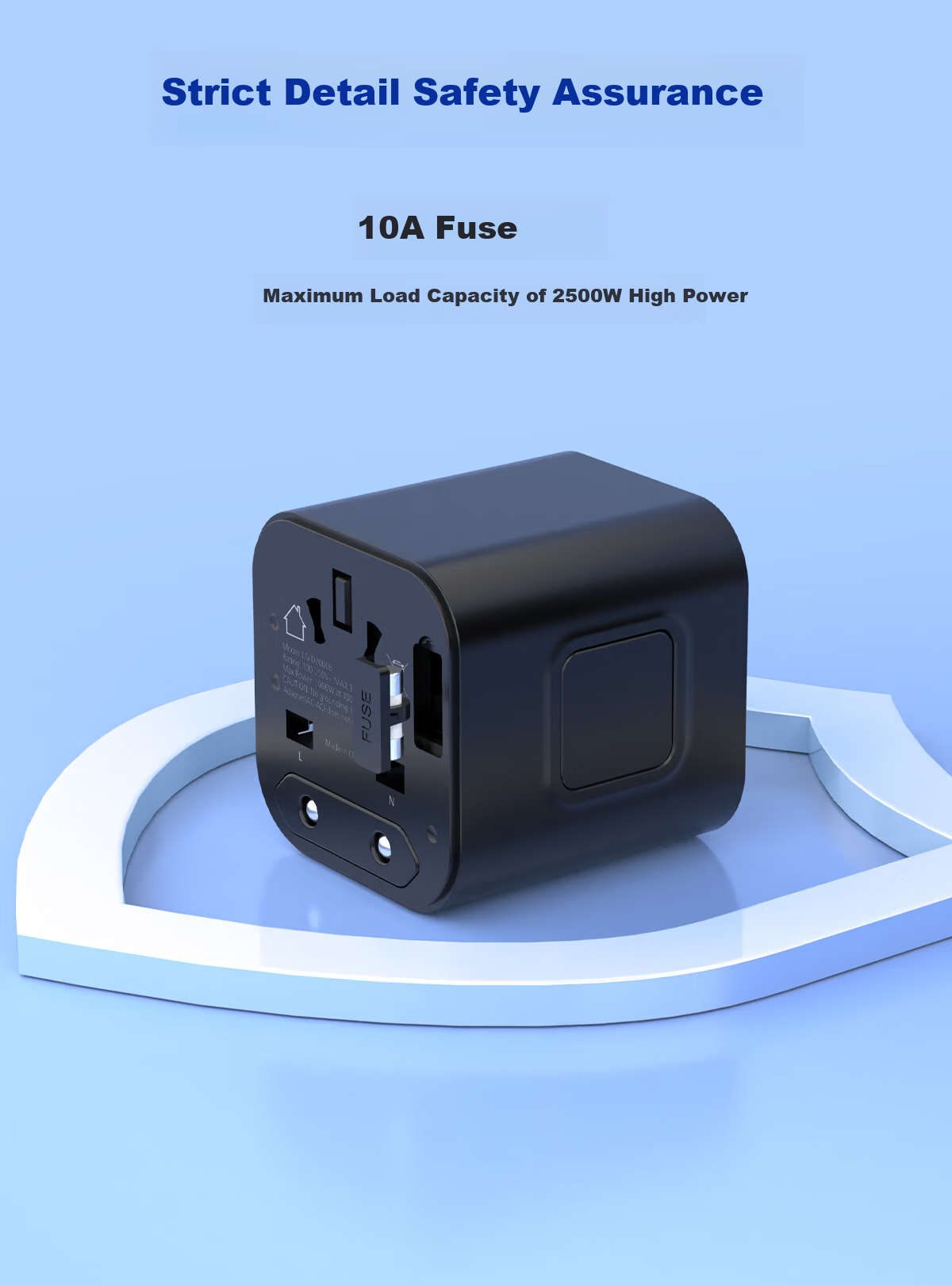 Lengon International Travel Adapter Plug - Universal Worldwide Power Converter for UK EU US AU Standards 11