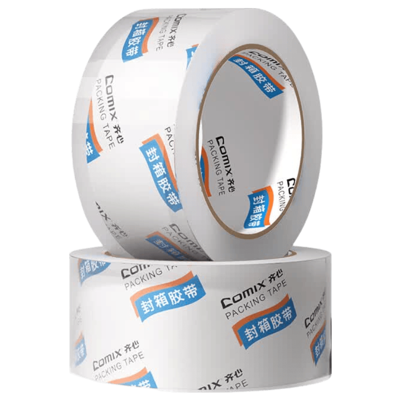 COMIX High Transparency Tape/wide Tape/boxing Tape Packing Tape, 2 Rolls, Width 55mm * Length 60y * Thickness 50um, 54.9 Meters Per Roll /JT5506-2