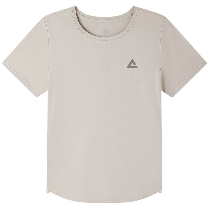 Peak Quick-Dry Short Sleeve Women's Summer Loose Breathable Sun Protection Waist-Cinching Casual T-Shirt Outdoor Sports Running Shirt DF662142