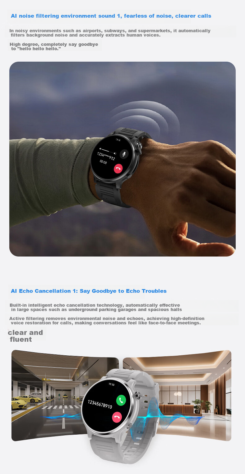 EZON Smartwatch GT8 Gray - Beidou GPS Outdoor Running, Video, Music, Payment, Heart Rate Monitor, Gift Bulk Purchase 15