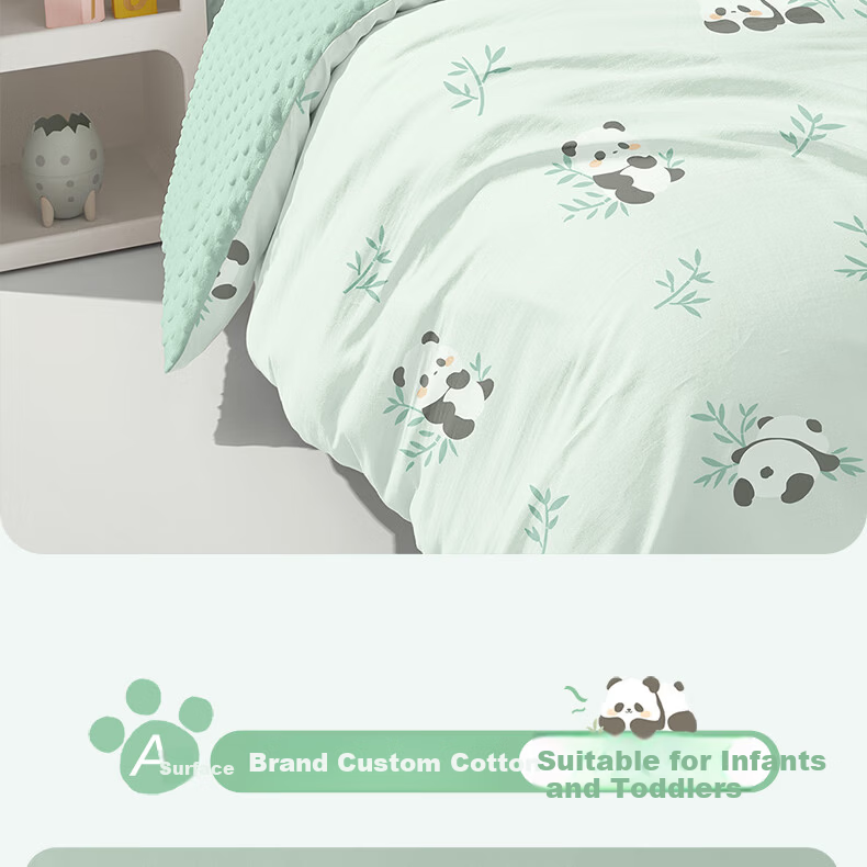 Beyond Kids Doudou Velvet Class A Cotton Quilt Removable Children's Quilt Core - Panda Baby 100*120cm Approx. 1.8 Jin 7